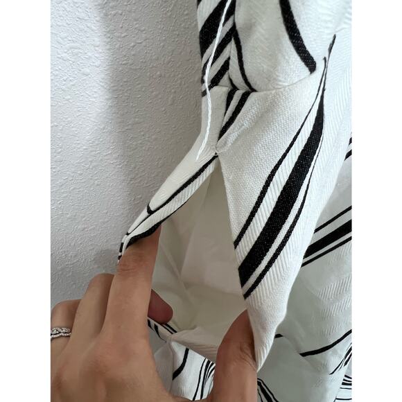 NWT Ted Baker London Striped Linen Blend Mini Dress Size 6 - Picture 7 of 13